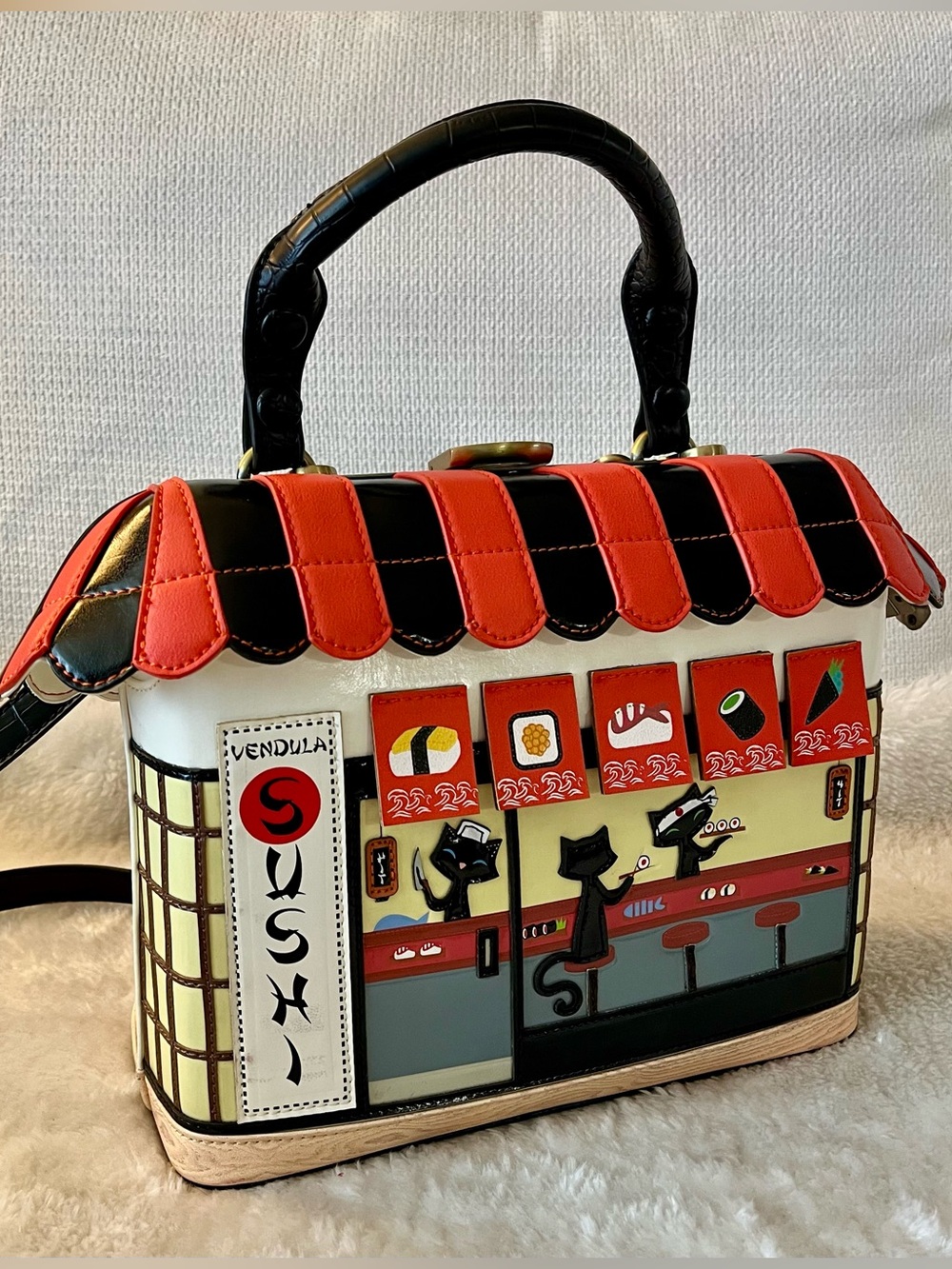 Charming, Collectible Vendula London Sushi Bar Satchel Bag
